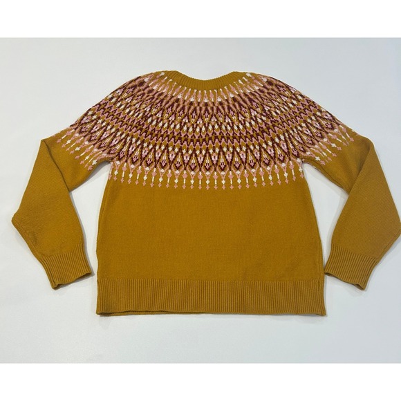 Minkpink Fair Isle Sweater Crew Neck Colorful Size XS - Picture 2 of 9